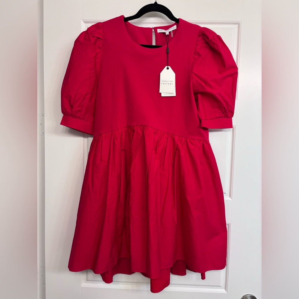 English Factory Vibrant Red Women’s Dress